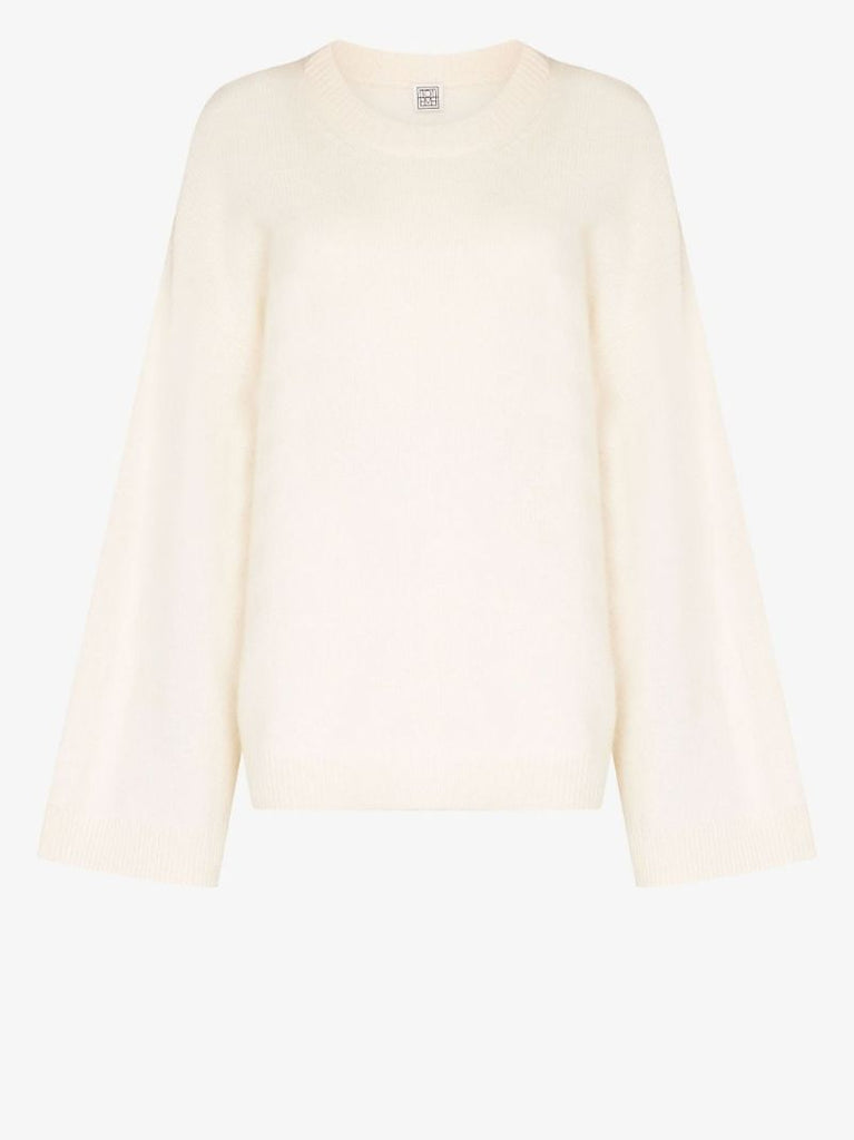 Monogram Embroidered Knit Sweater