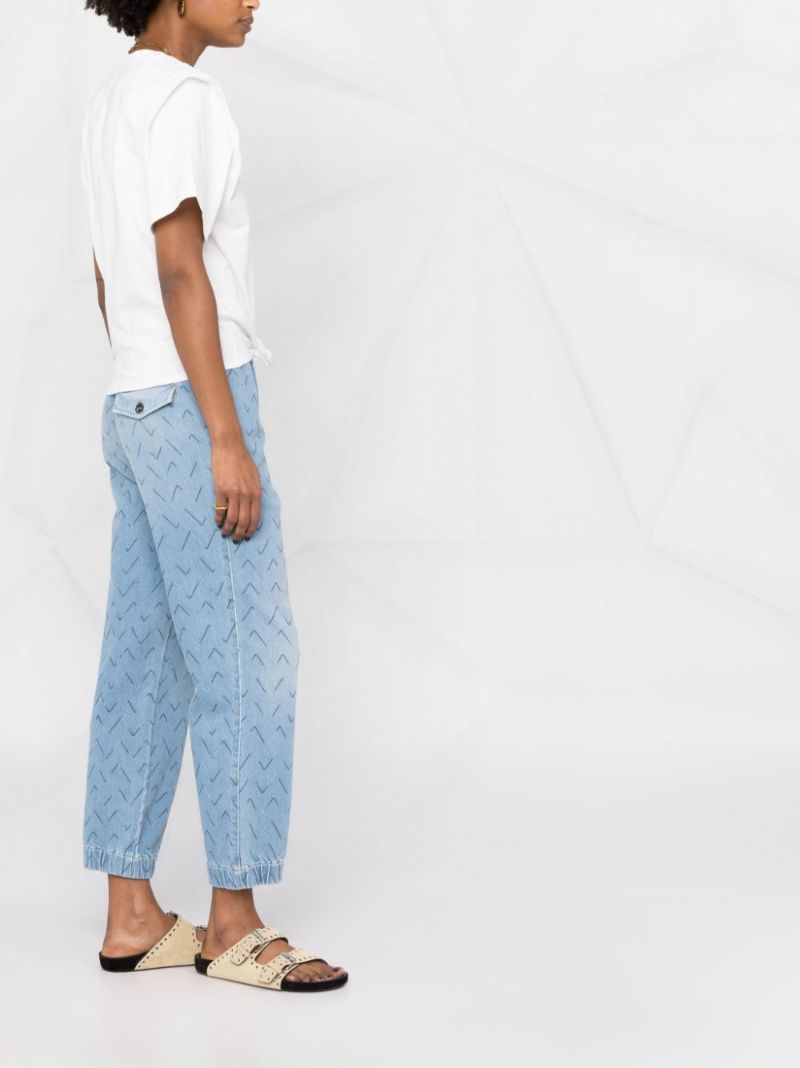White Zelikia Knotted Cotton T-shirt