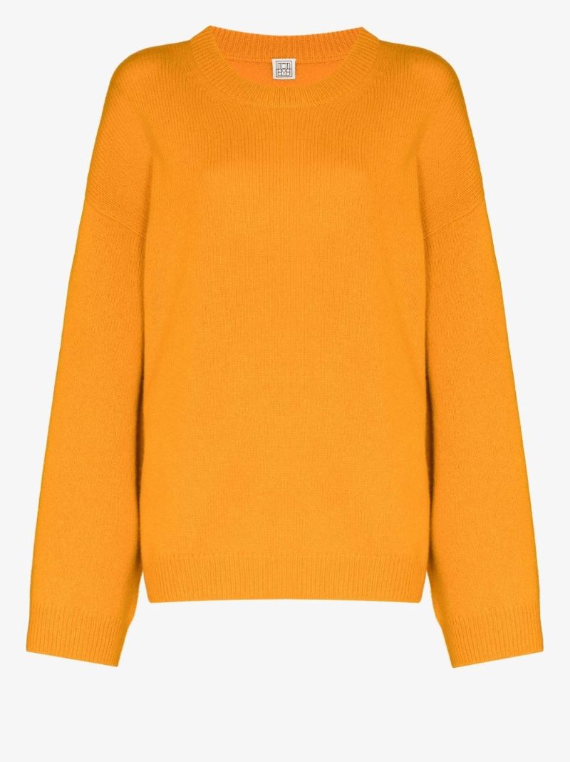 Monogram Embroidered Knit Sweater