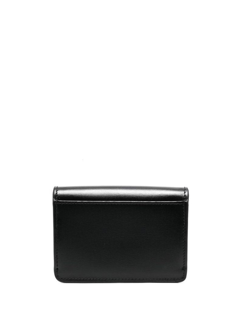 Black Small Triomphe Leather Purse