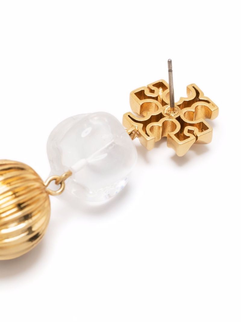 Gold-plated Roxanne Small Double Drop Earrings