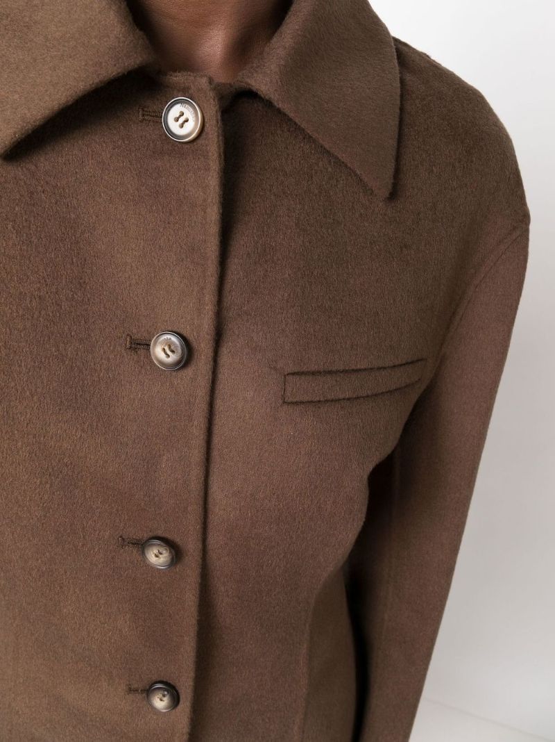Brown Magda Wool Tailored Jacket