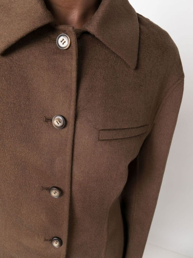 Brown Magda Wool Tailored Jacket