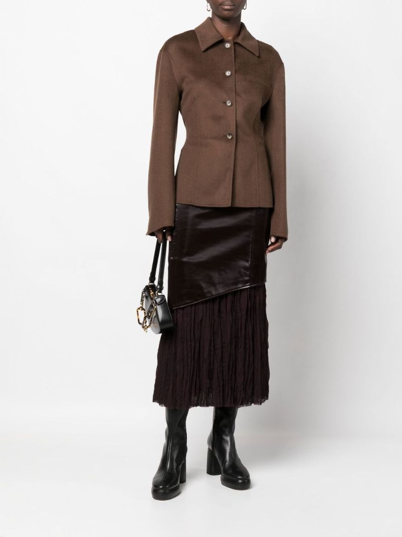 Brown Magda Wool Tailored Jacket