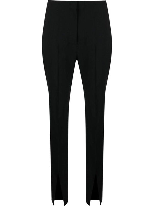Black Florine Straight Leg Trousers