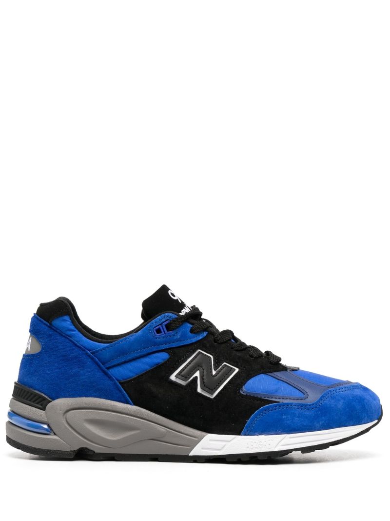 Blue 990 Low Top Suede Sneakers