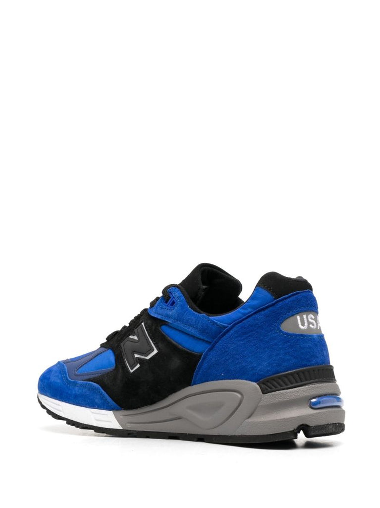 Blue 990 Low Top Suede Sneakers