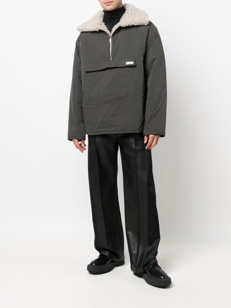 Green and Neutral Louka Reversible Jacket