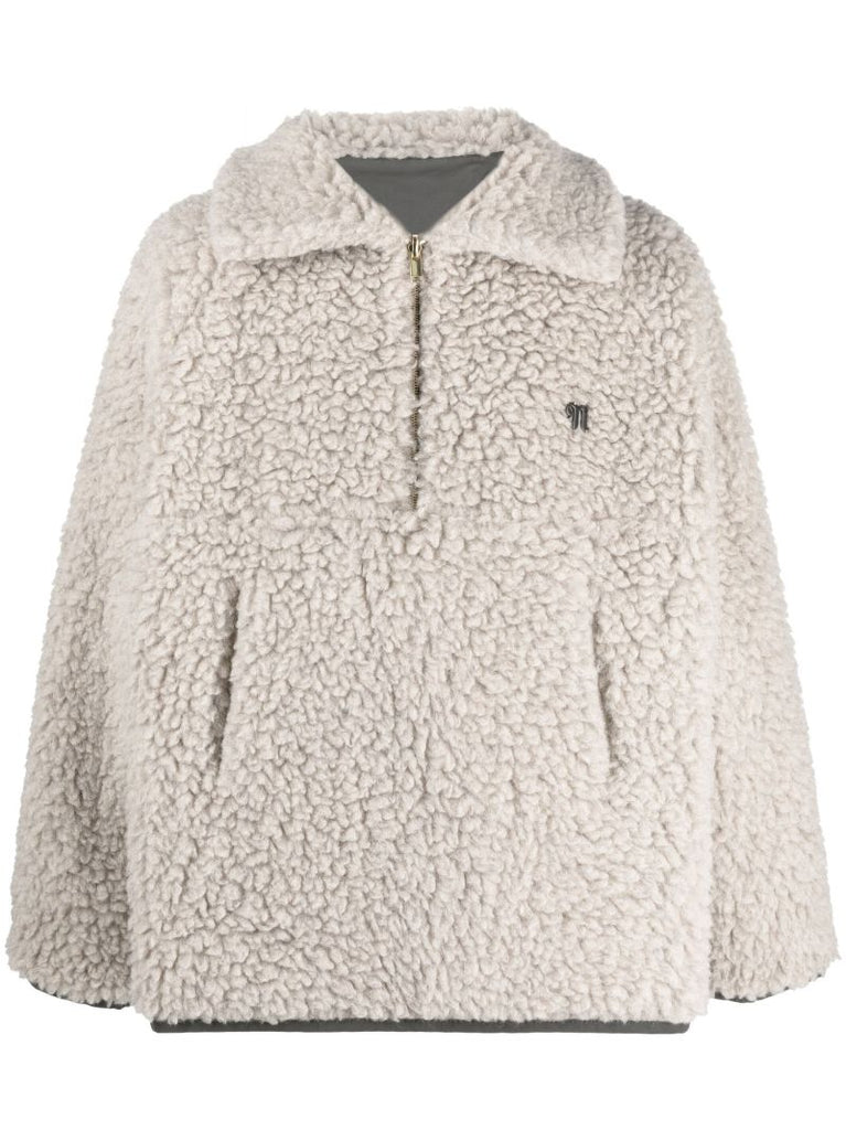Green and Neutral Louka Reversible Jacket