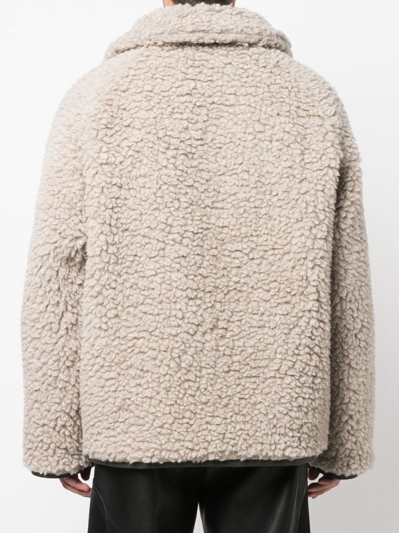 Green and Neutral Louka Reversible Jacket