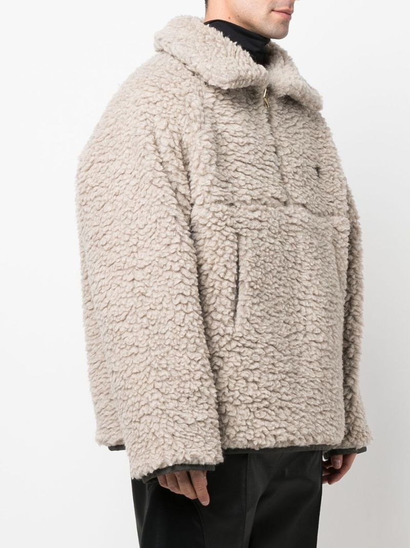 Green and Neutral Louka Reversible Jacket