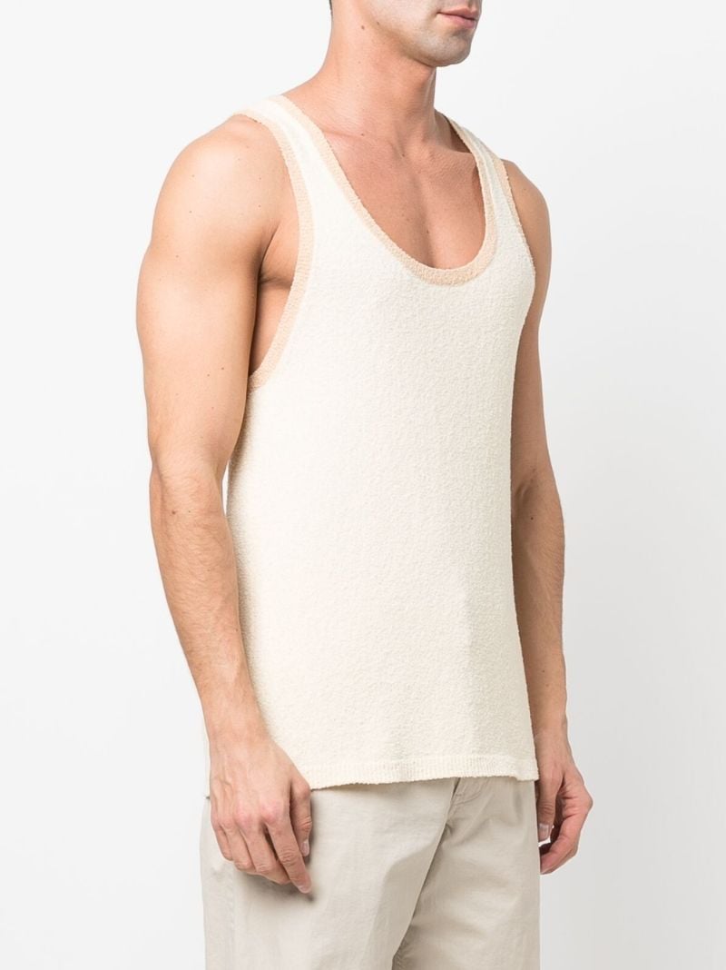 Neutral Basten Terry Vest Top