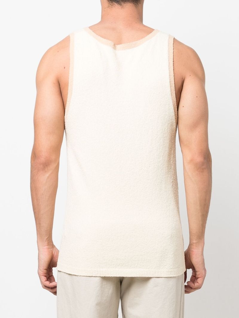 Neutral Basten Terry Vest Top