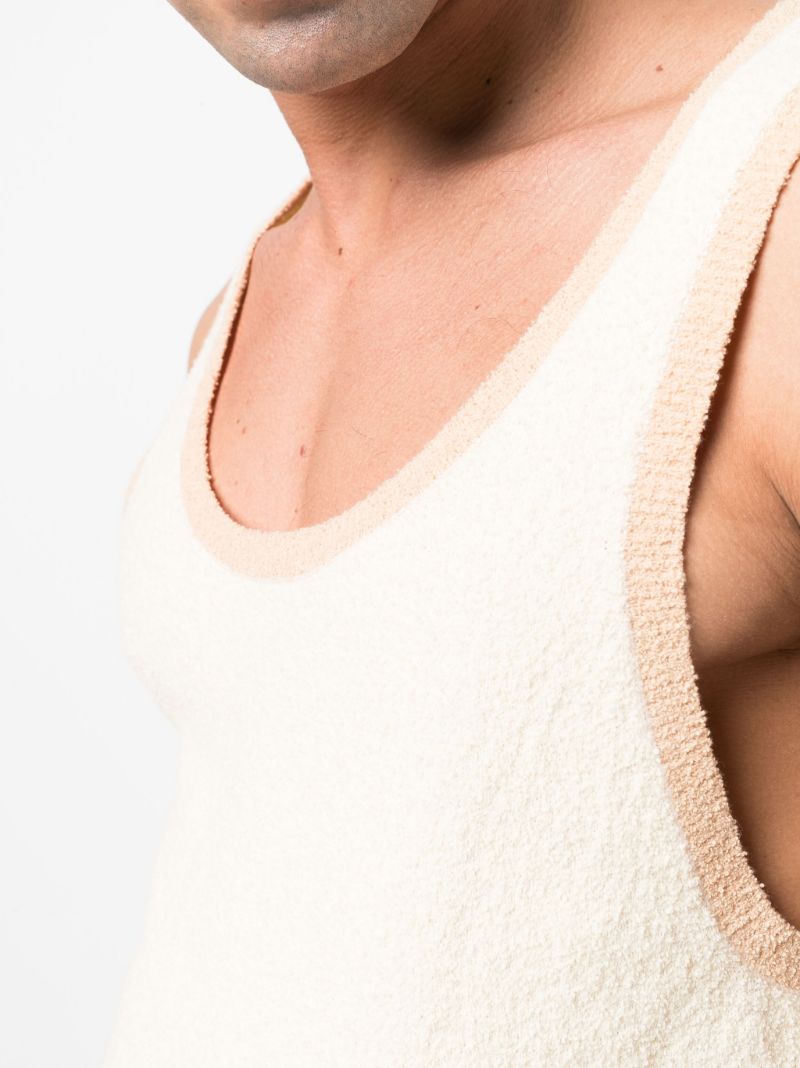 Neutral Basten Terry Vest Top