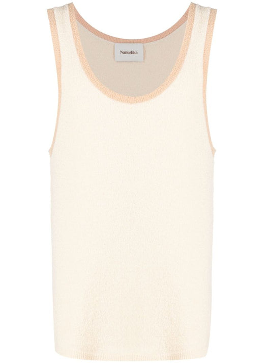 Neutral Basten Terry Vest Top