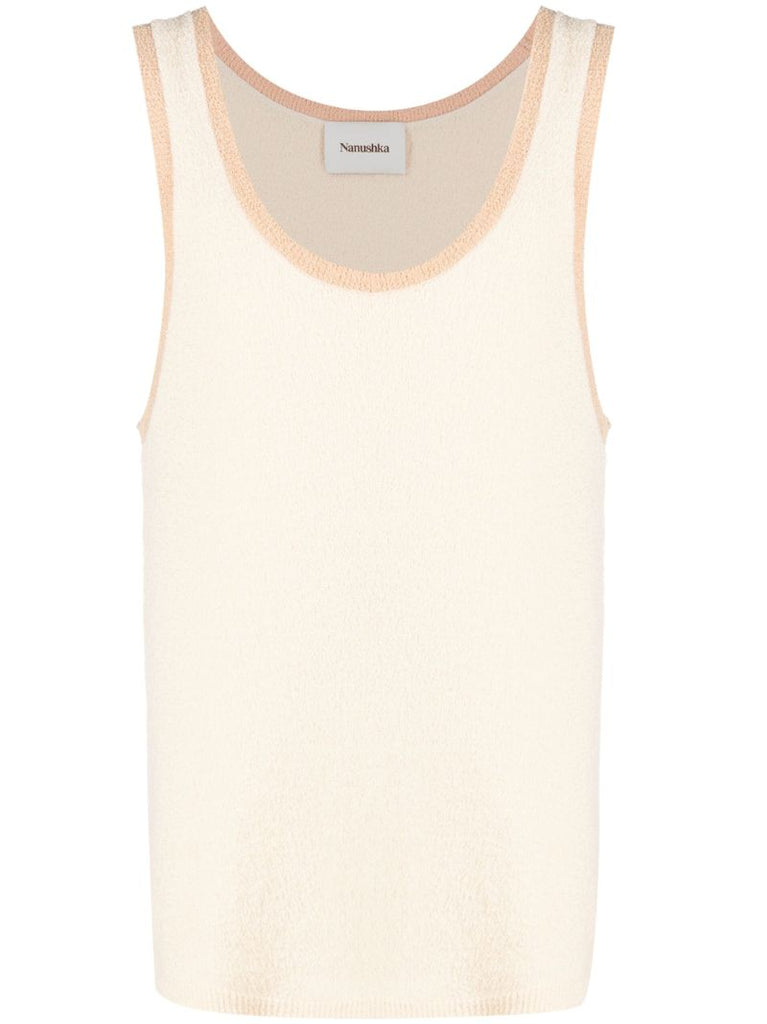 Neutral Basten Terry Vest Top