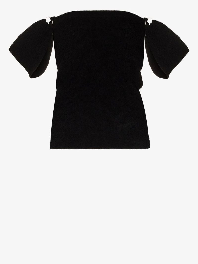 Black Faya Off-the-shoulder Top