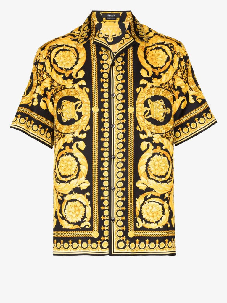 Gold Barocco Silk Shirt