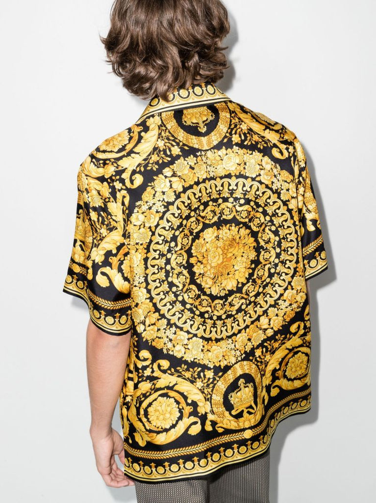 Gold Barocco Silk Shirt