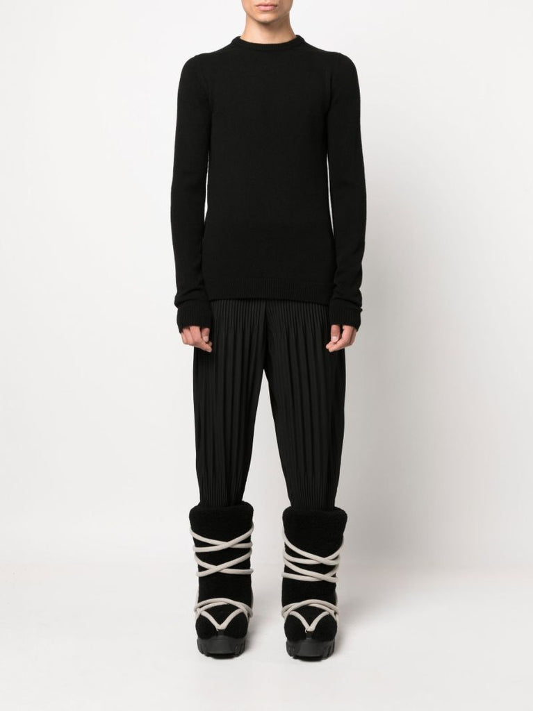 Black Biker Cashmere Sweater