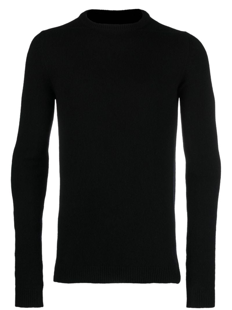 Black Biker Cashmere Sweater