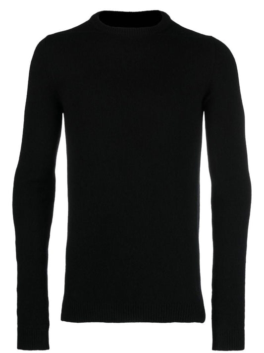 Black Biker Cashmere Sweater