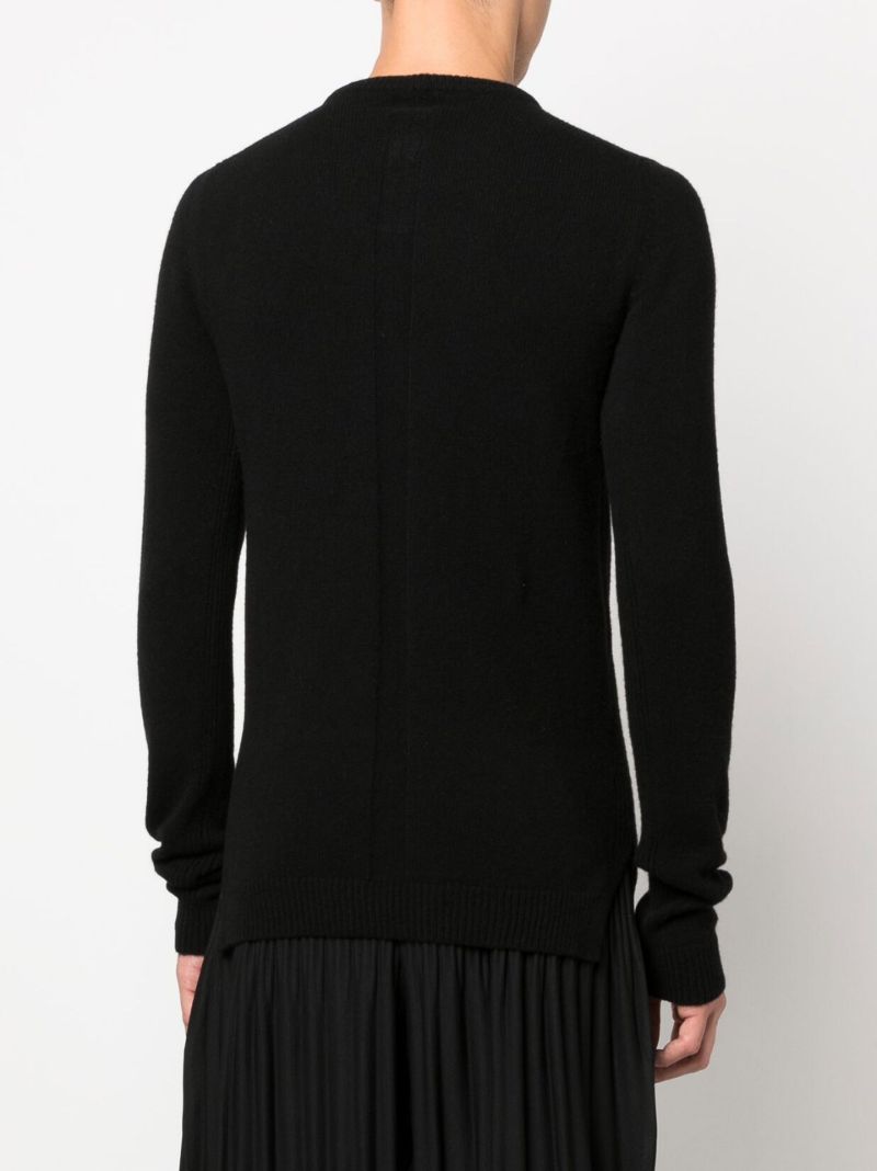 Black Biker Cashmere Sweater
