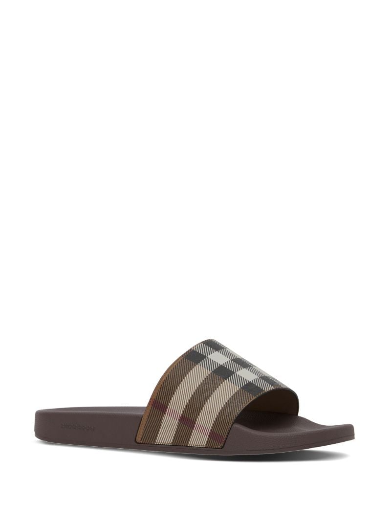 Brown House Check Canvas Slides