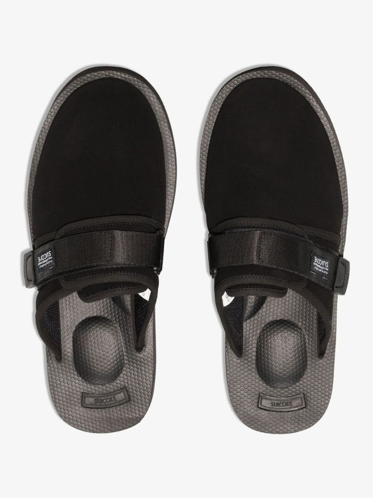 Black Zavo-vs Suede Mules