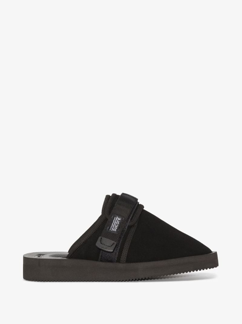 Black Zavo-vs Suede Mules