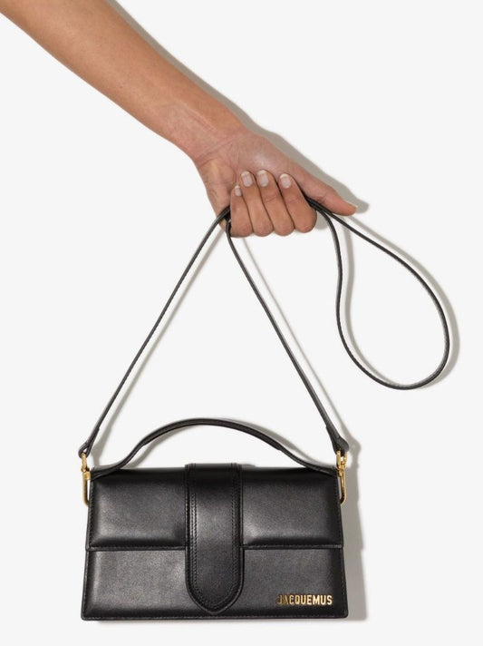 Black Le Grand Bambino Leather Shoulder Bag