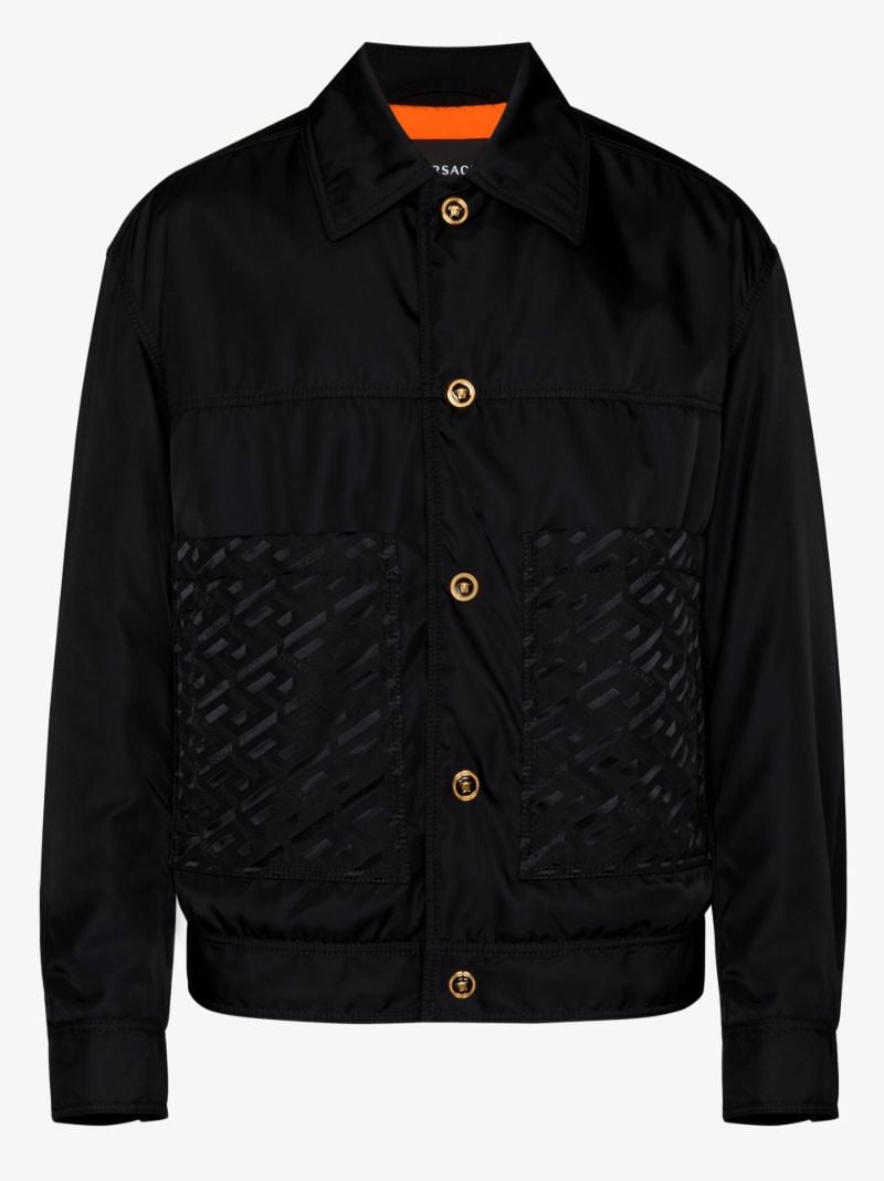 Black Greca Logo Jacket
