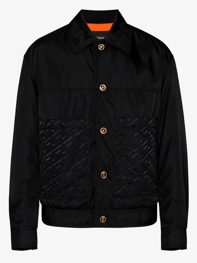 Black Greca Logo Jacket