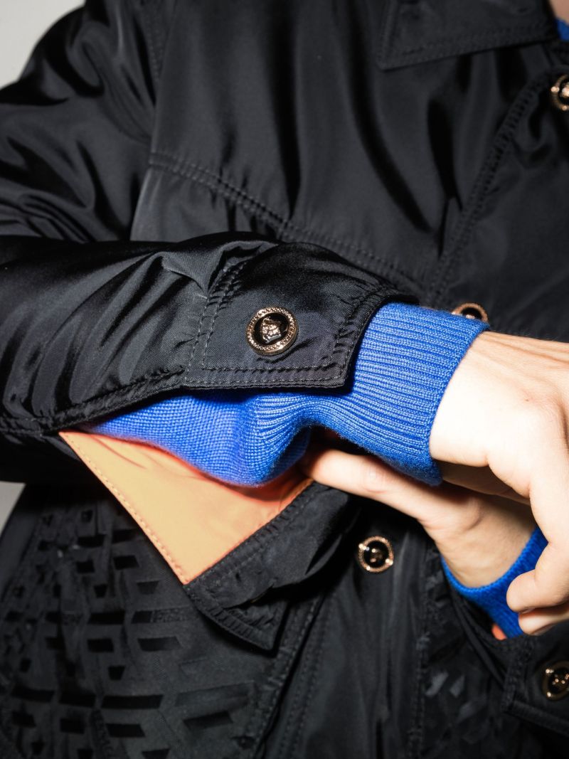 Black Greca Logo Jacket