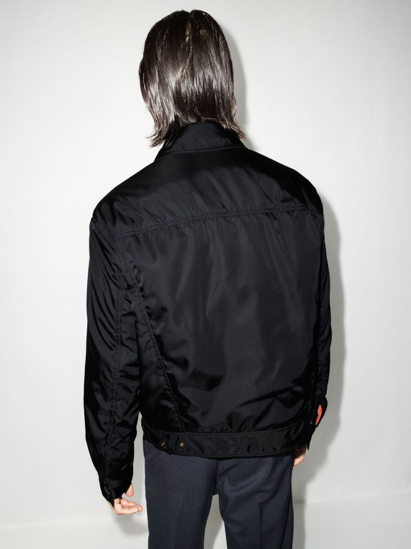 Black Greca Logo Jacket