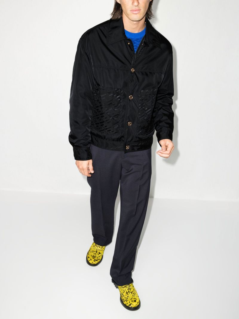 Black Greca Logo Jacket