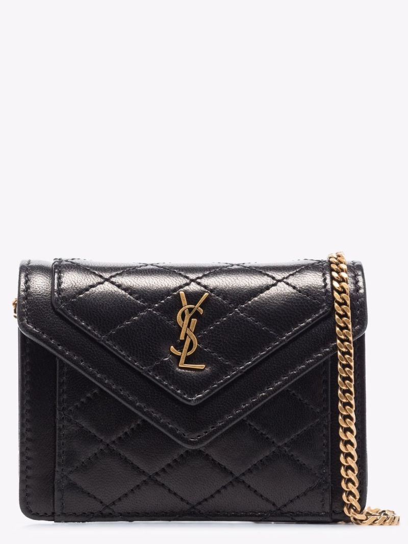 Black Quilted Leather Mini Bag