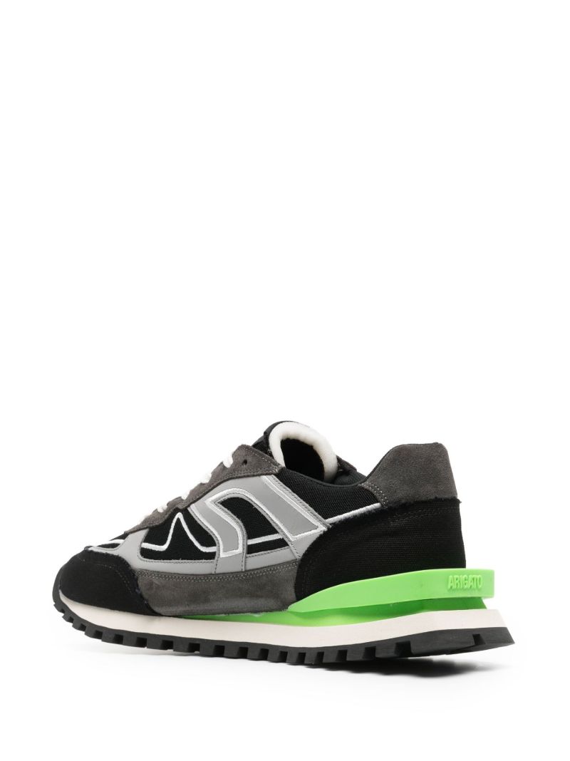 Black Sonar Leather Sneakers