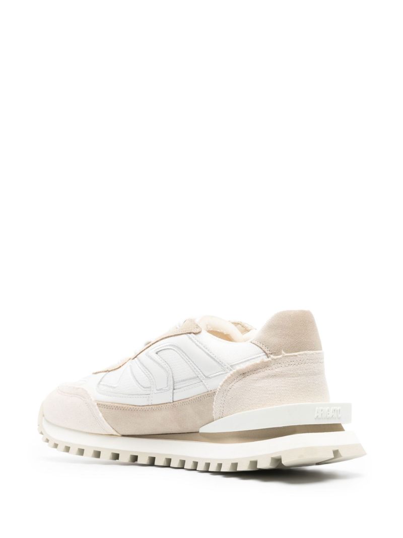 Neutral Sonar Leather Sneakers