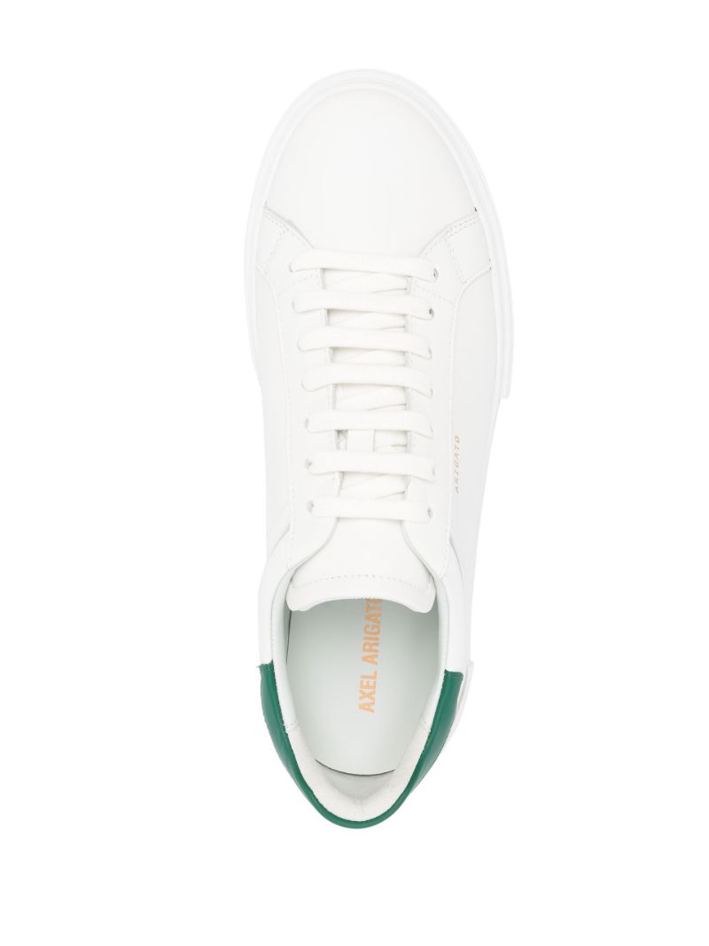 White Atlas Leather Low-top Sneakers