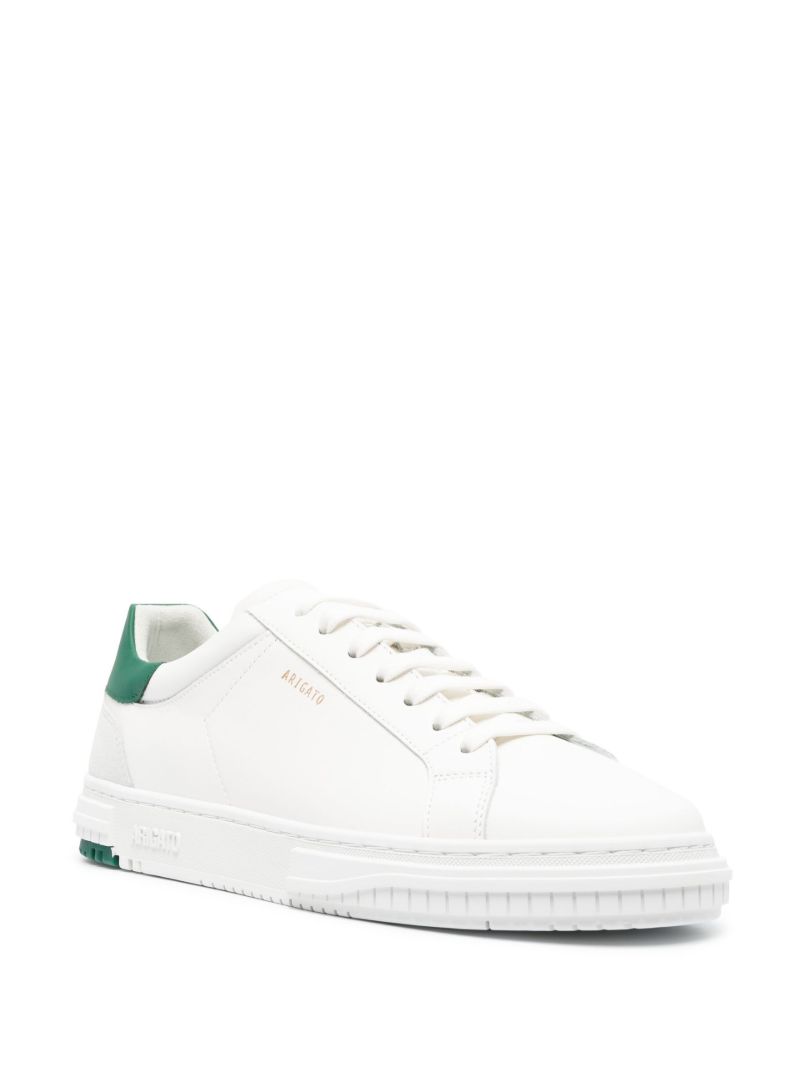 White Atlas Leather Low-top Sneakers