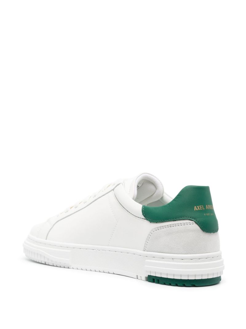 White Atlas Leather Low-top Sneakers