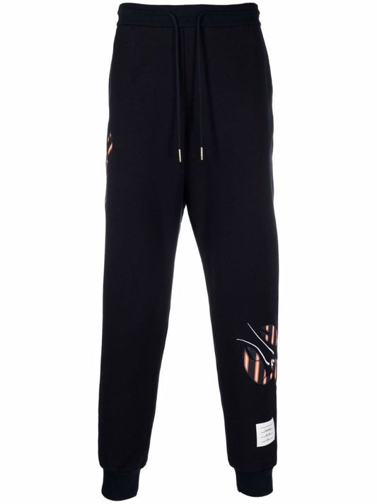 Navy Lobster AppliquÃ_x0083_Â© Track Pants