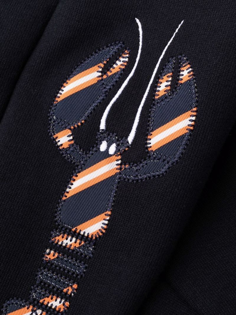 Navy Lobster AppliquÃ_x0083_Â© Track Pants
