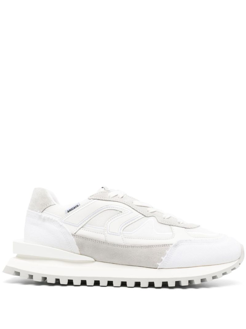 White Sonar Leather Sneakers