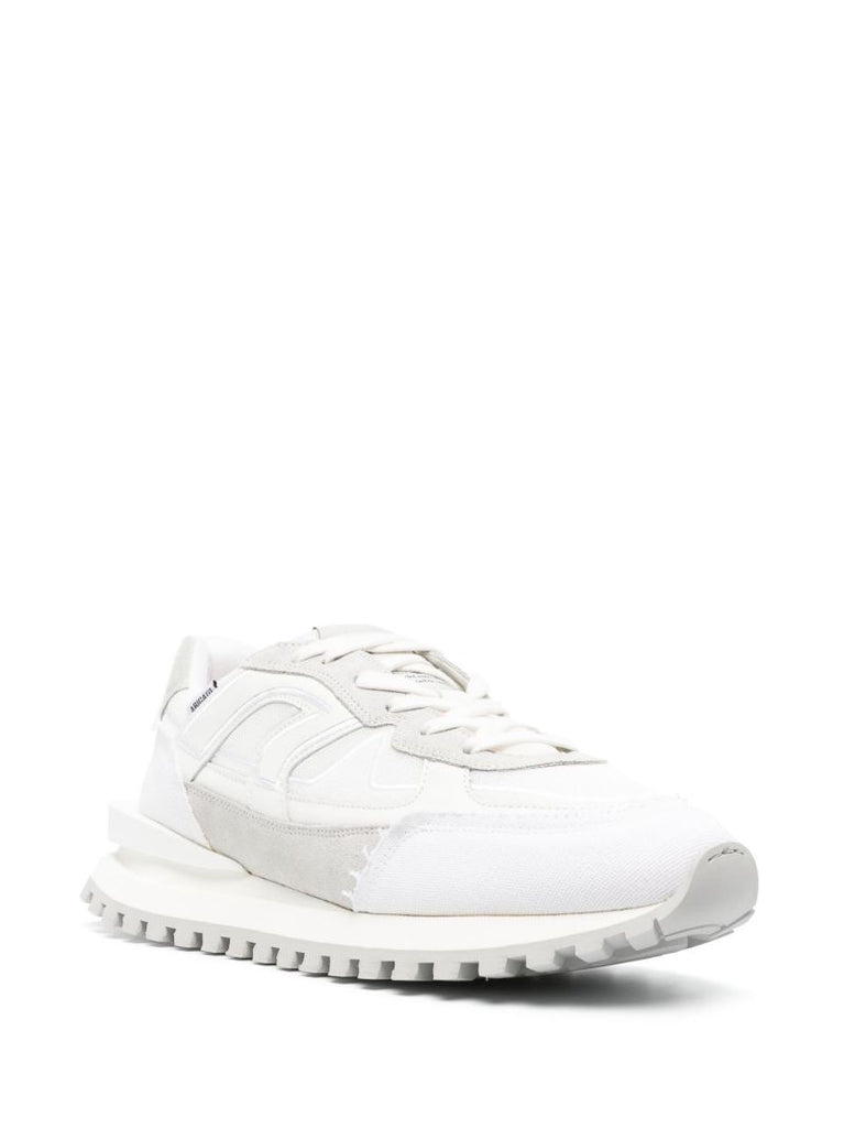 White Sonar Leather Sneakers