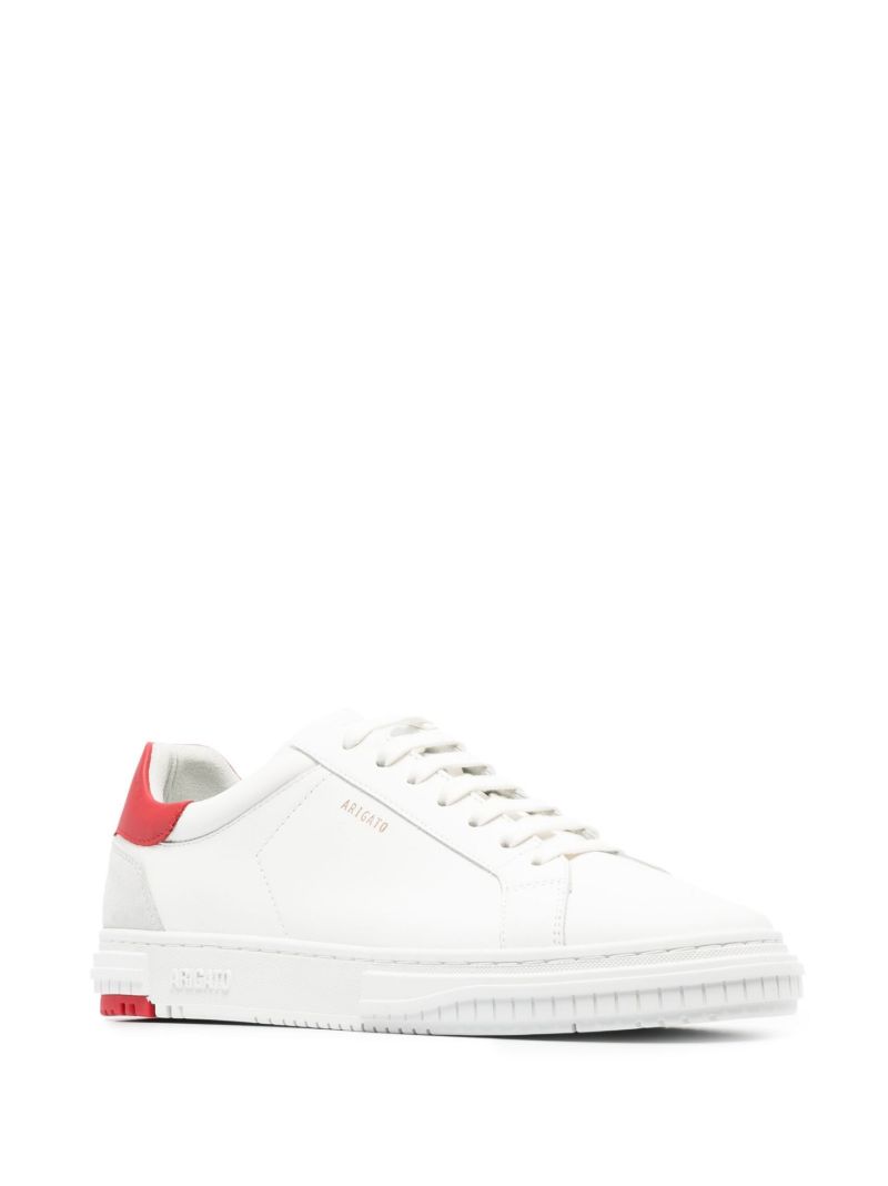 White Atlas Leather Sneakers