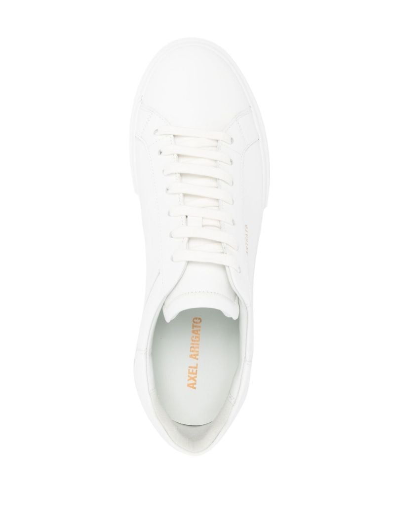 White Atlas Low-top Leather Sneakers