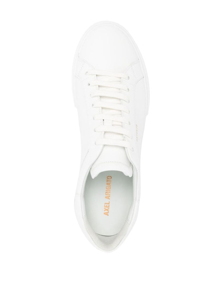 White Atlas Low-top Leather Sneakers