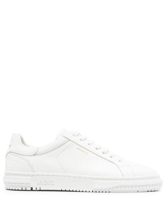 White Atlas Low-top Leather Sneakers